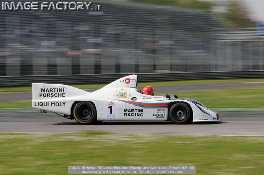 2008-04-25 Monza 130 Classic Endurance Racing - Jean-Marc Luco - Porsche 936 1979